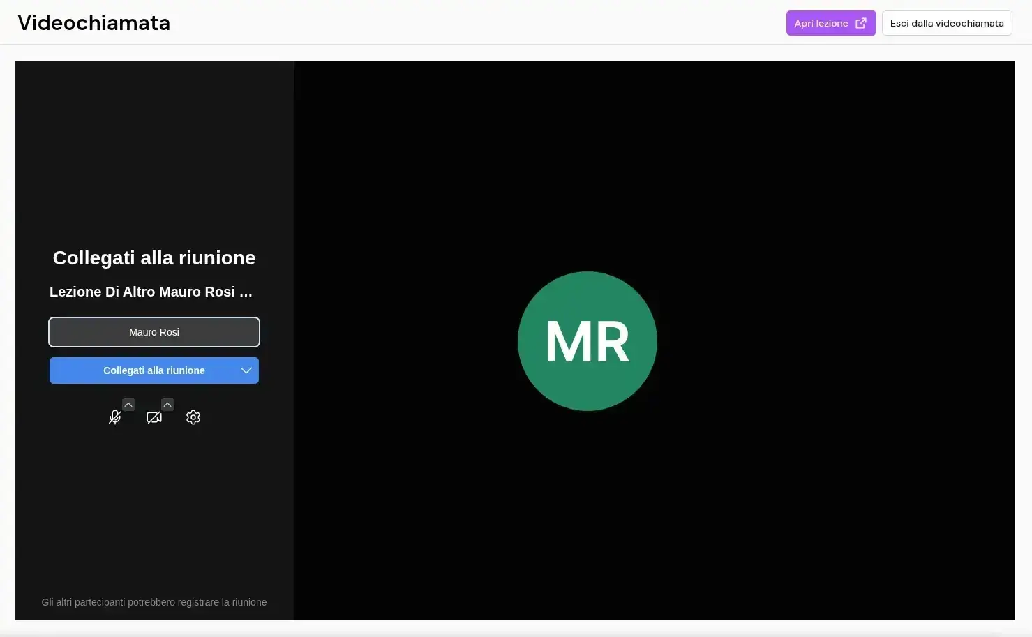 Anteprima della funzionalità Videochiamate Illimitate per Insegnanti